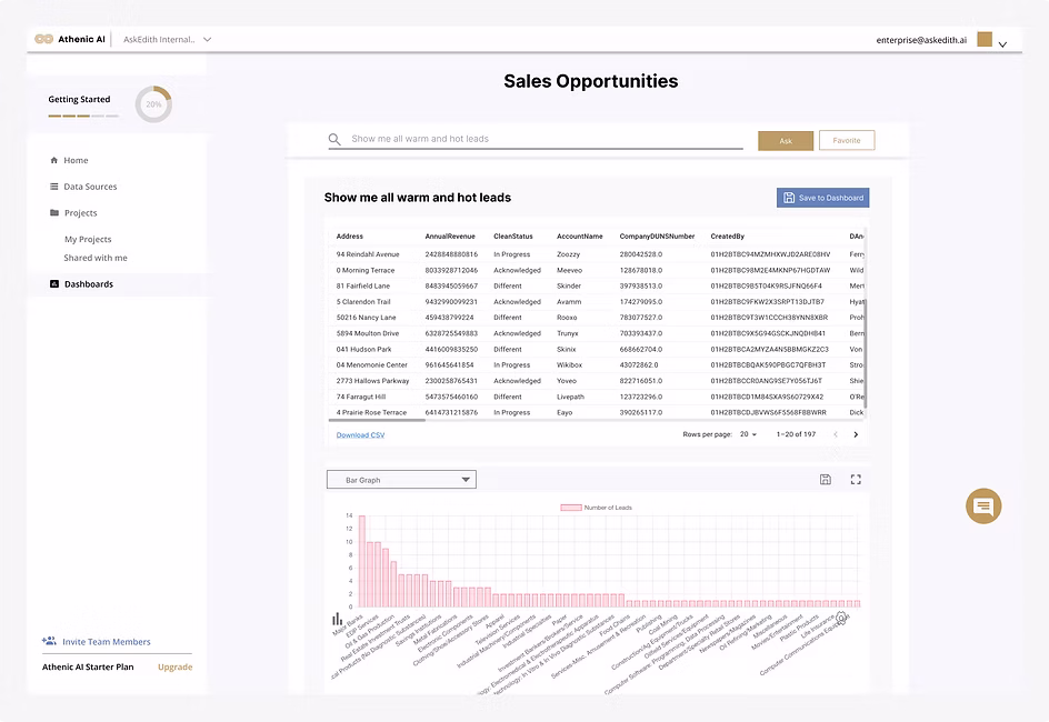 Search bar experience