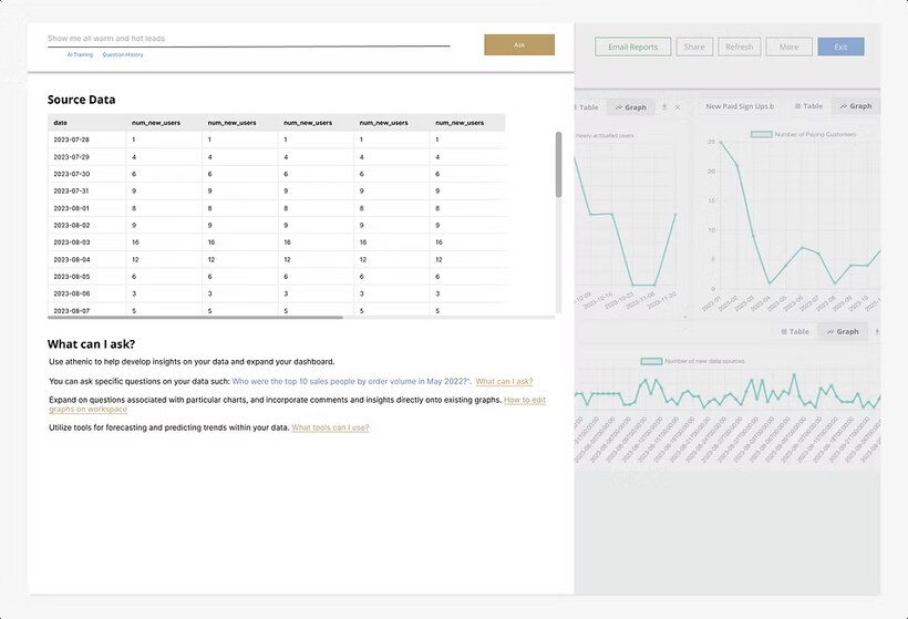 Version four, the chosen workbook merging search and dashboard