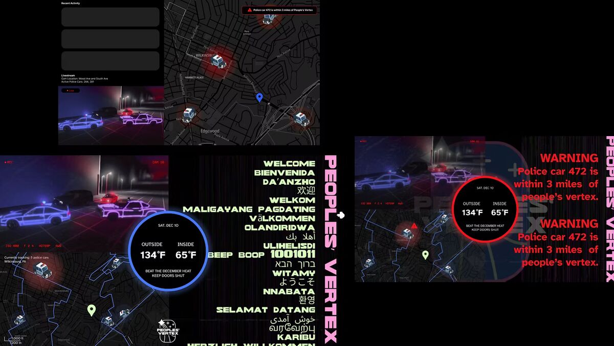Police tracker panel